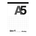 Perforerat block A5 80blad rutat