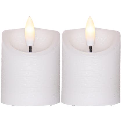 Blockljus LED Flamme 2-pack