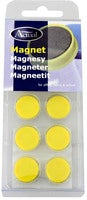 Magnet rund 16mm gul 10/fp