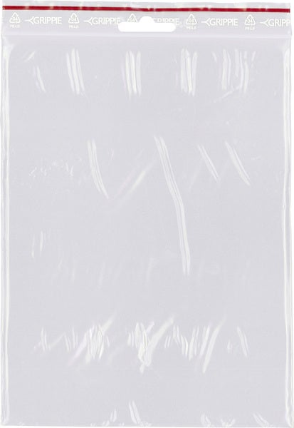 Blixtlåspåse utan skrivfält