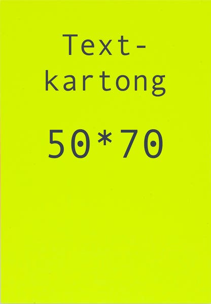 Textkartong dubbelsidig 50 x 70 cm 10 st/fp