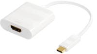 Adapter USB-C - HDMI 0,2 Meter vit