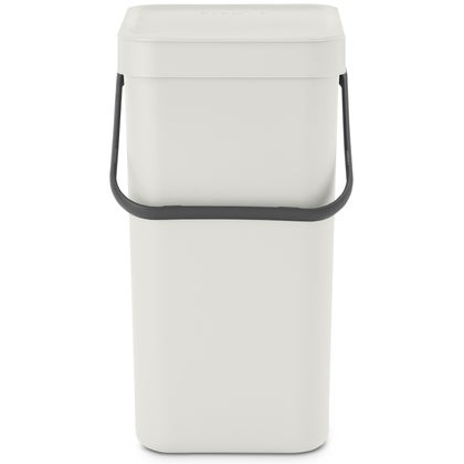 Avfallshink Sort&Go Ljusgrå 12 l