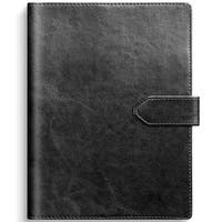 Dagbok svart konstläder 2026