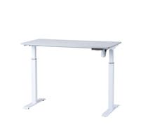 Skrivbord el höj- och sänkbart 120x60 cm Vit