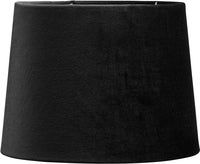 Lampskärm Sammet Sofia Svart 20 cm