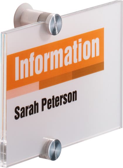 Dörr-/Väggskylt Crystal Sign