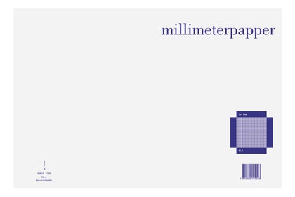 Millimeterrutat papper