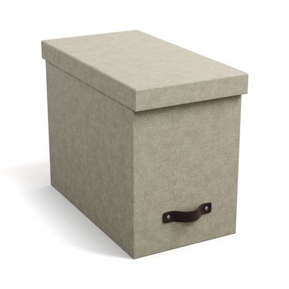 Hängmappslåda Bigso Johan canvas linen