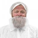 Skäggskydd vit 100 st/fp