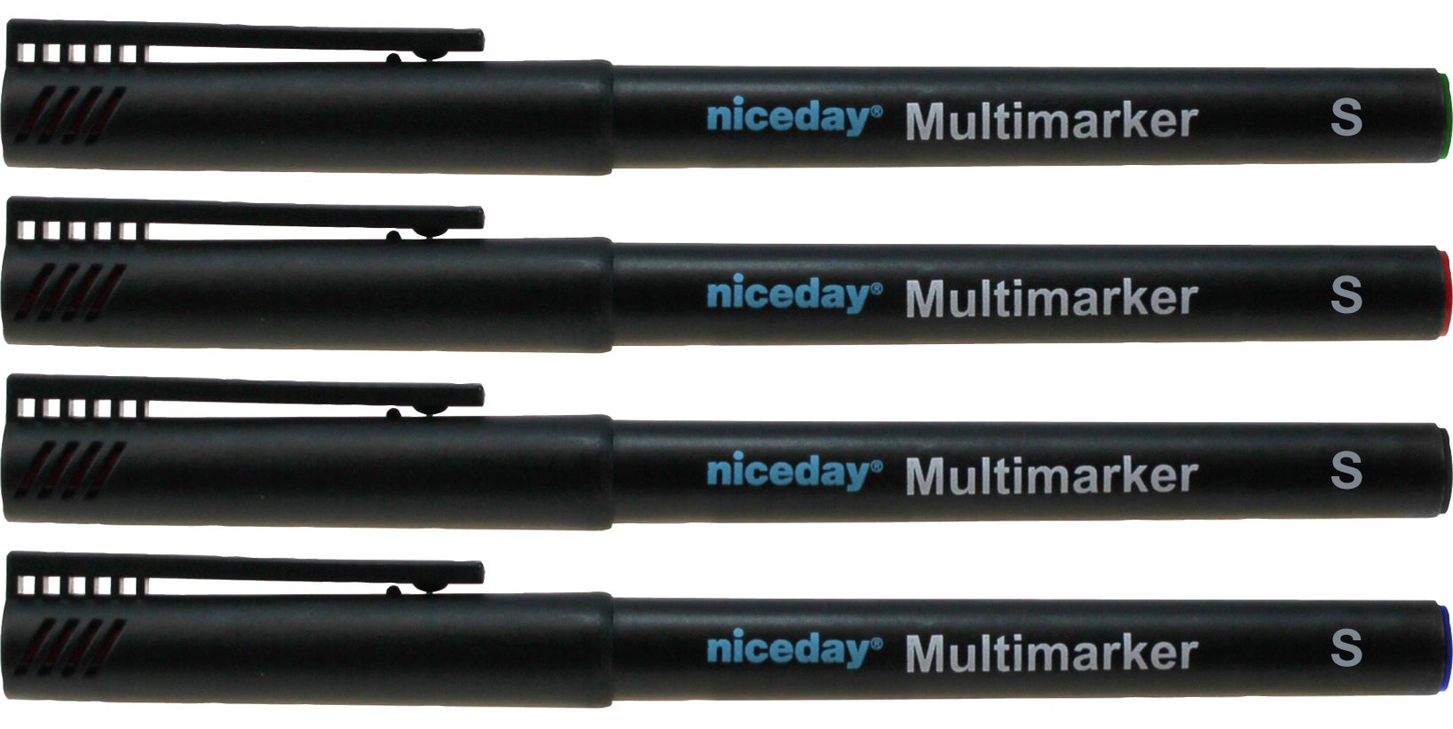 Märkpenna Niceday superfine permanent 4-set