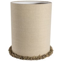 Lampskärm Cylinder D29 lin frans natur