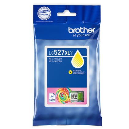 Bläckpatron Brother LC527XLY 2K Gul