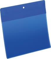 Plastficka Plus A5L magnet blå 10 st/fp