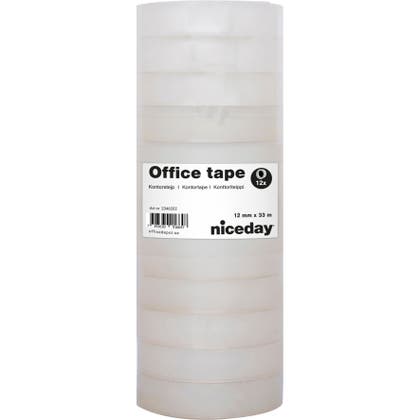Kontorstejp Niceday 33mx12mm 12/fp