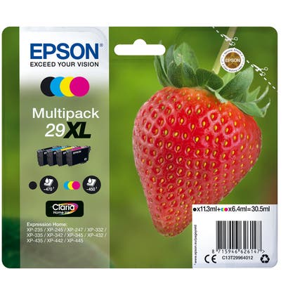 Bläckpatron Epson 29XL CMYK 4-pack