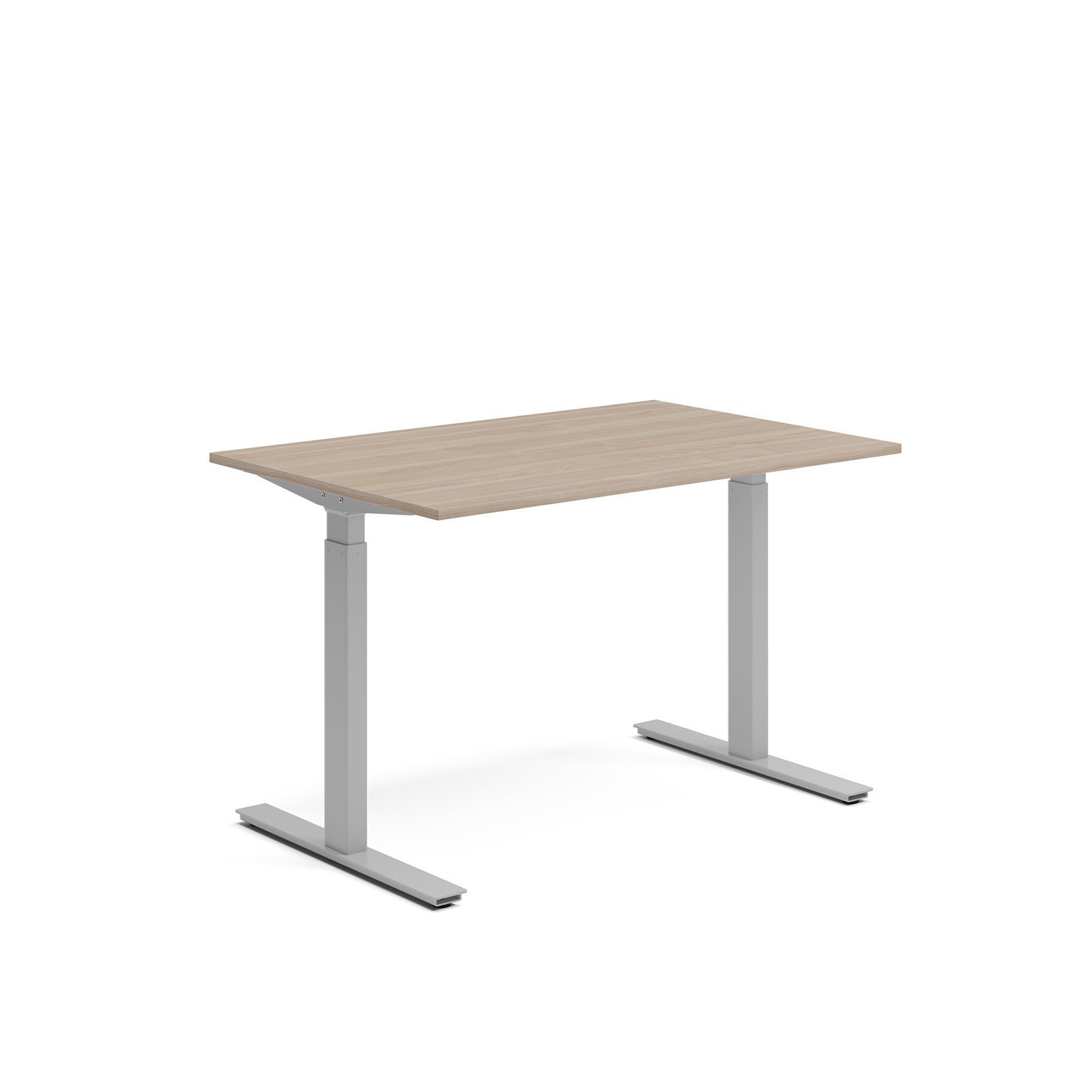 Höj- och sänkbart skrivbord Ergofunk Smart 1200 x 800 mm Silver-underrede