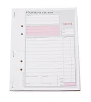 Följesedel A5 numrerade 3x 50 blad