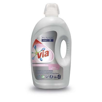 Tvättmedel flytande Via Pro Color Sensitive 4,32 Liter