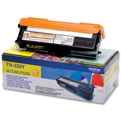 Toner Brother TN320Y 1,5k gul