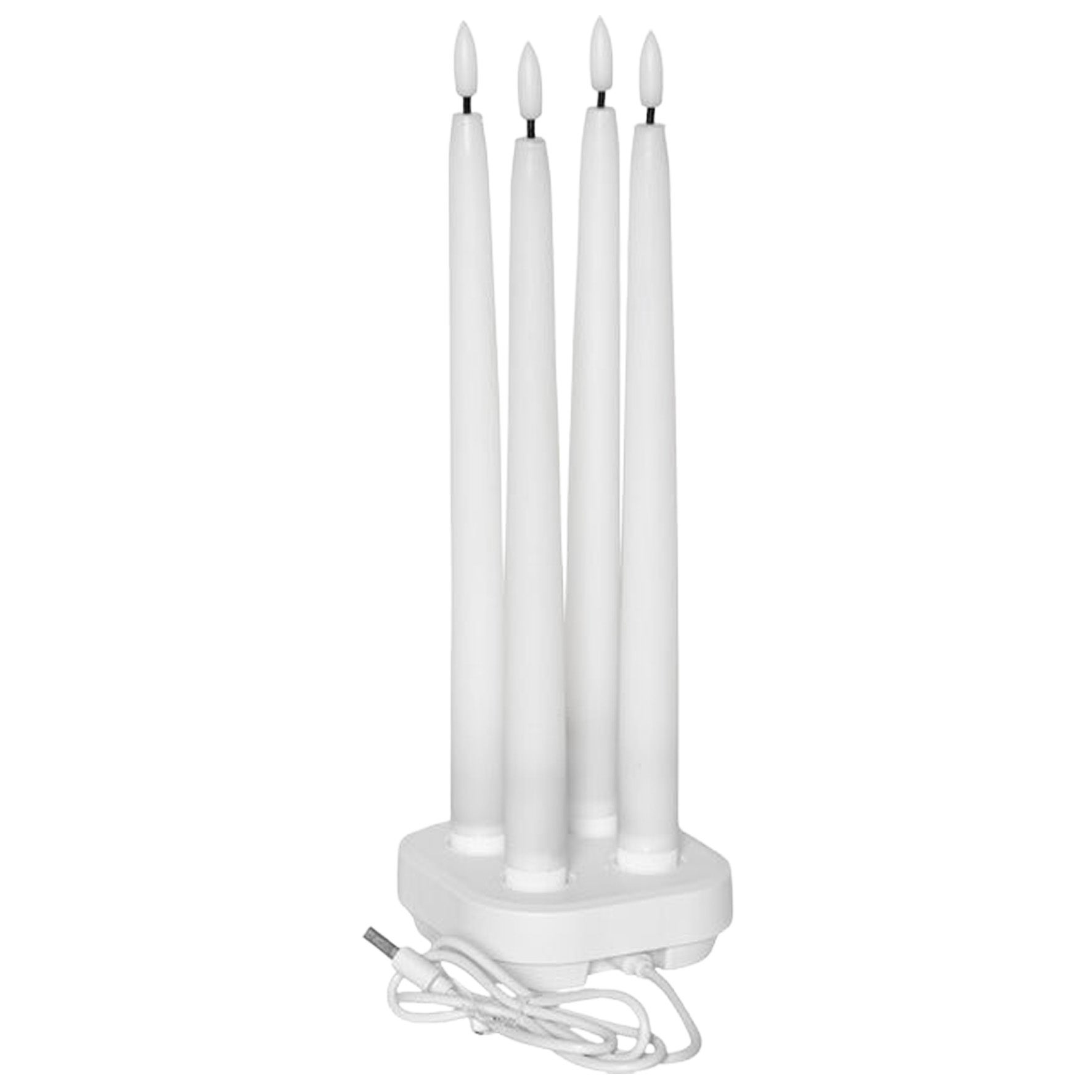 Antikljus LED Flamme Charge 4-pack