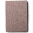 Anteckningsbok Tyg A5 Linjerad Grå