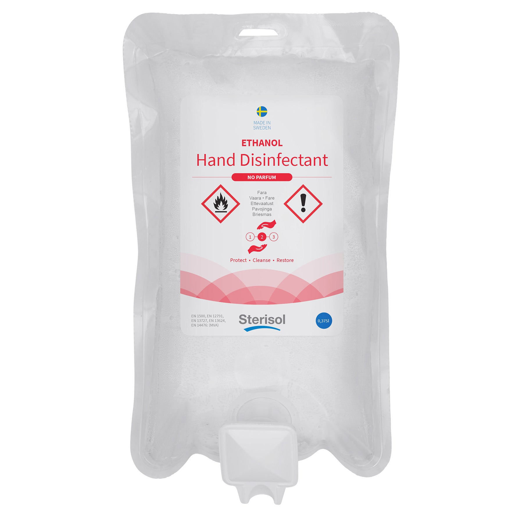 Handdesinfektion 85% 375 ml Sterisol