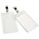 Namnskylt clips 60x90 mm stående 10-pack