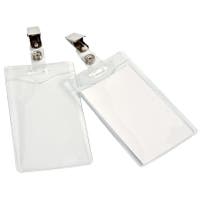 Namnskylt clips 60x90 mm stående 10-pack