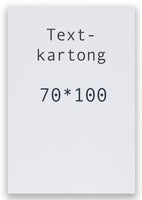 Kartong 70 x 100 cm vit 5 st/fp