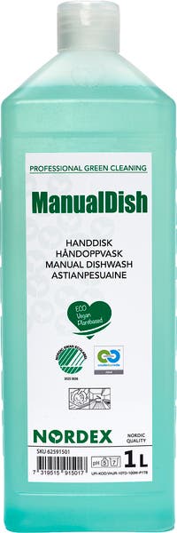 Handdiskmedel ManualDish 1 Liter Nordex Green