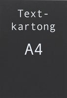 Kartong A4 svart 25 st/fp