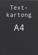 Kartong A4 svart 25 st/fp