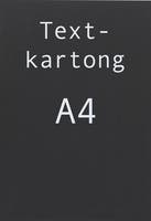 Kartong A4 svart 25 st/fp