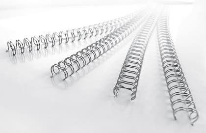 Stålspiral 34-r 11mm sil 100f