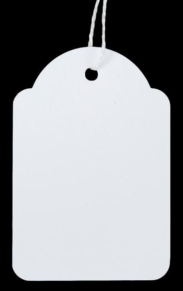 Hängetiketter med snöre