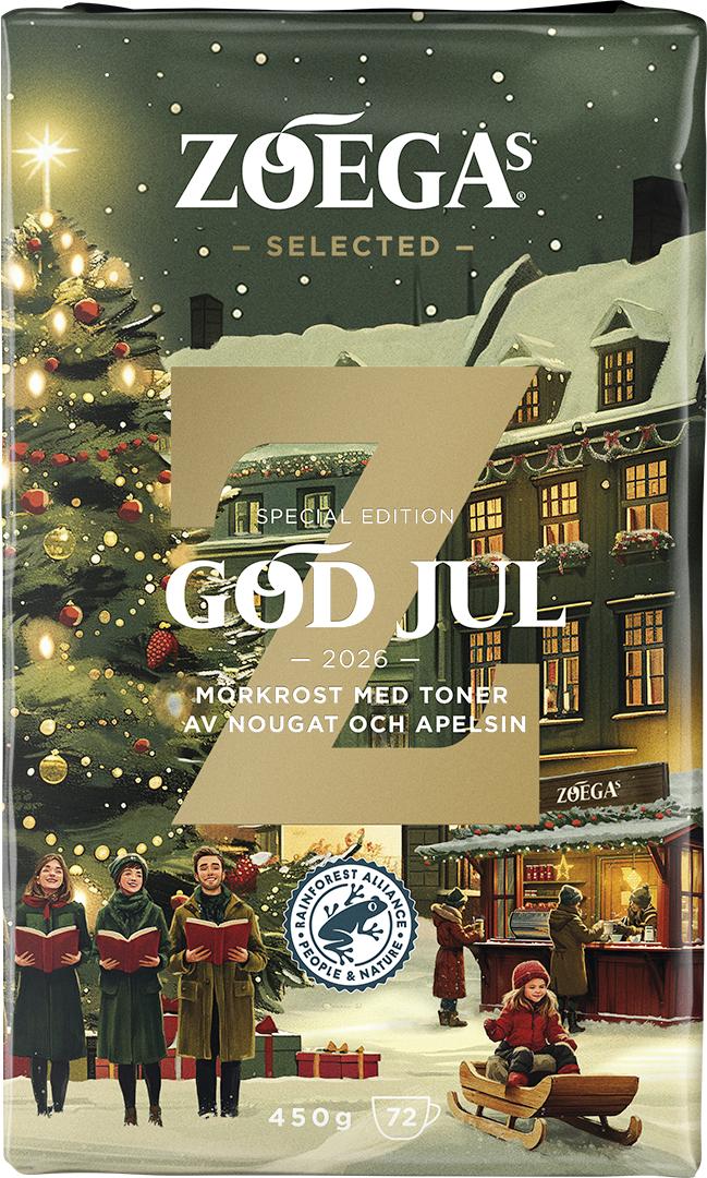 Julkaffe 2026 Zoégas brygg mörkrost 450 g