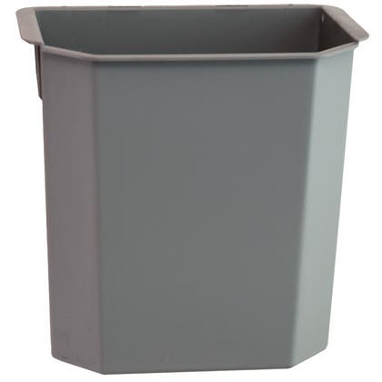 Plastinsats 9 liter grå