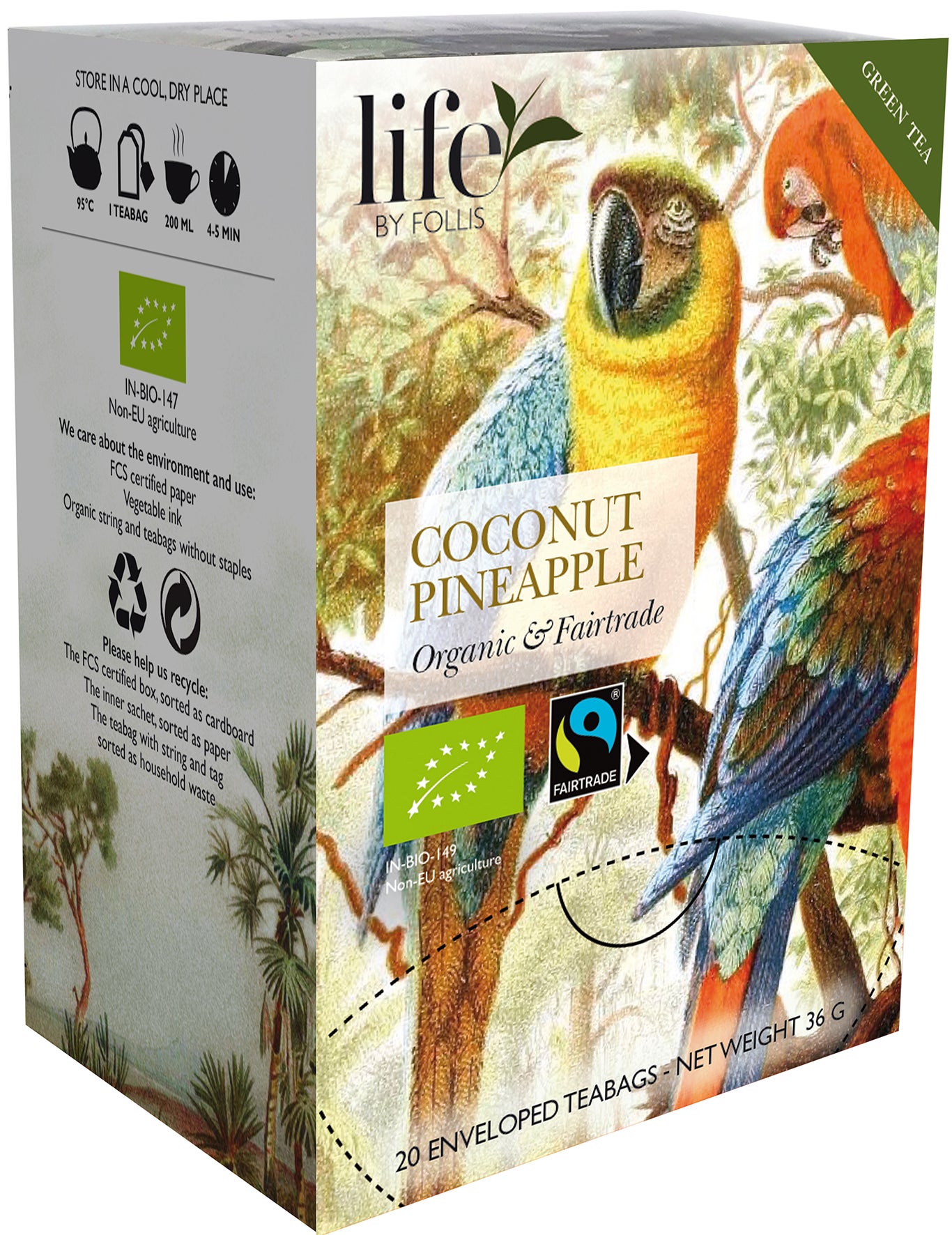 Te Kokos ananas 20 st/fp