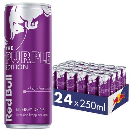 Energidryck Red Bull Purple Edition 25 cl inkl pant