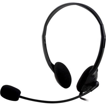 Headset Deltaco HL-2 .3,5 mm Svart