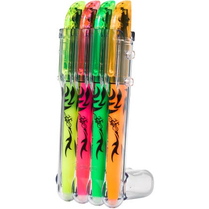 Överstykningspenna Pilot Frixion Light neon 4-pack