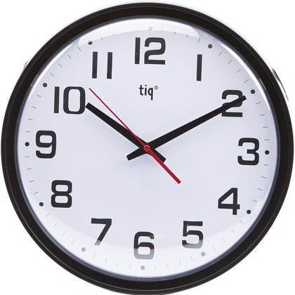 Väggklocka Classic Ø348 mm svart Tiq