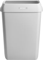 Papperskorg Katrin med lock 50 liter vit 2 st/fp