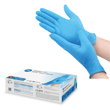 Nitrilhandske Blå XL 100 st/fp