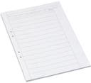 Provskrivningsblad A3 linjerad 18mm 250/fp