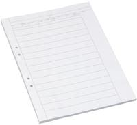 Provskrivningsblad A3 linjerad 18mm 250/fp