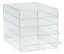 Förvaringsfack / Brevkorg Kuben 5-fack A4 transparent