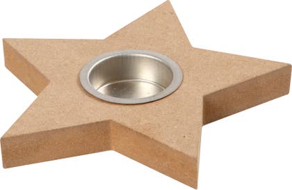 Värmeljusstake MDF d=150 mm h=18 mm