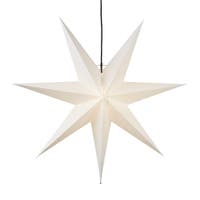 Adventsstjärna papper Frozen 70 cm vit